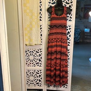 Ambiance apparel- super cute, long summer dress. Size medium